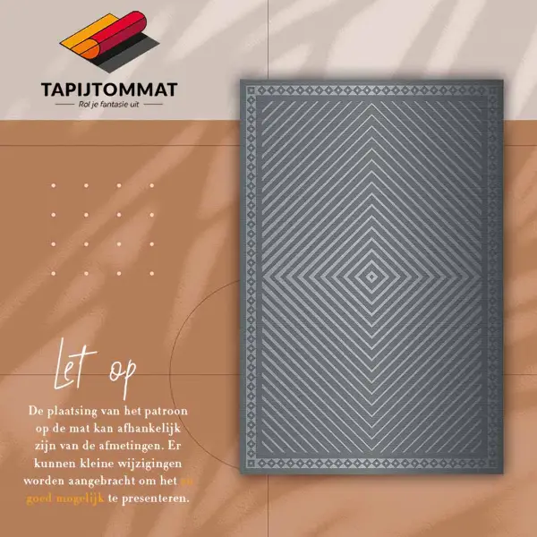 Vinylmatta Geometriska diamanter