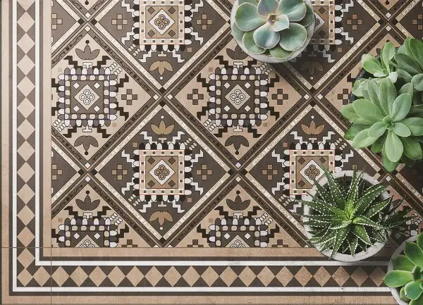Vinylmatta Arabgeometri