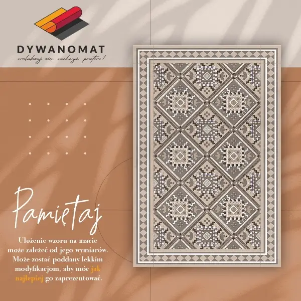 Vinylmatta Arabgeometri