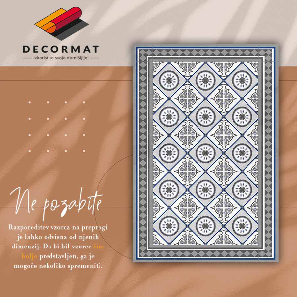 Vinylmatta Geometriska diamanter