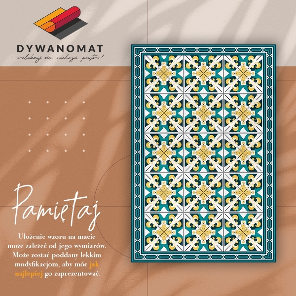 Vinylmatta Geometriska diamanter