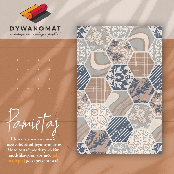 Vinylmatta Hawaiian hexagoner