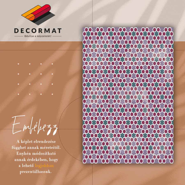 Vinylmatta Geometriska stjärnor