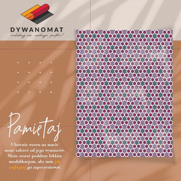 Vinylmatta Geometriska stjärnor