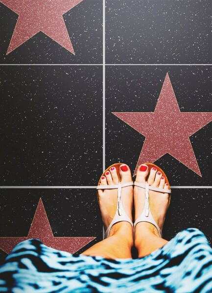 Vinylmatta Stjärnstjärnor