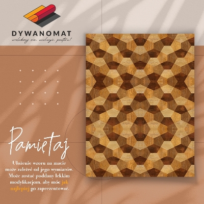 Vinylmatta Parkettgeometri