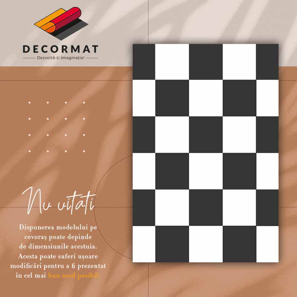 Vinylmatta schackbräde