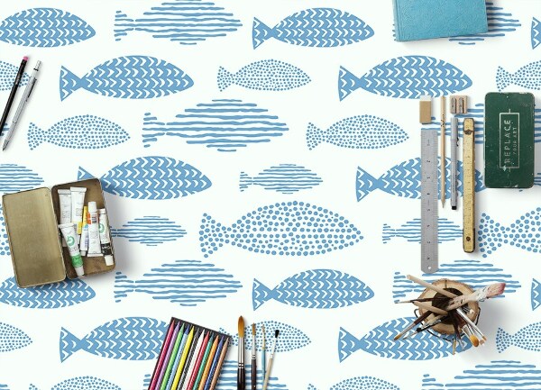 Vinylmatta Fisk