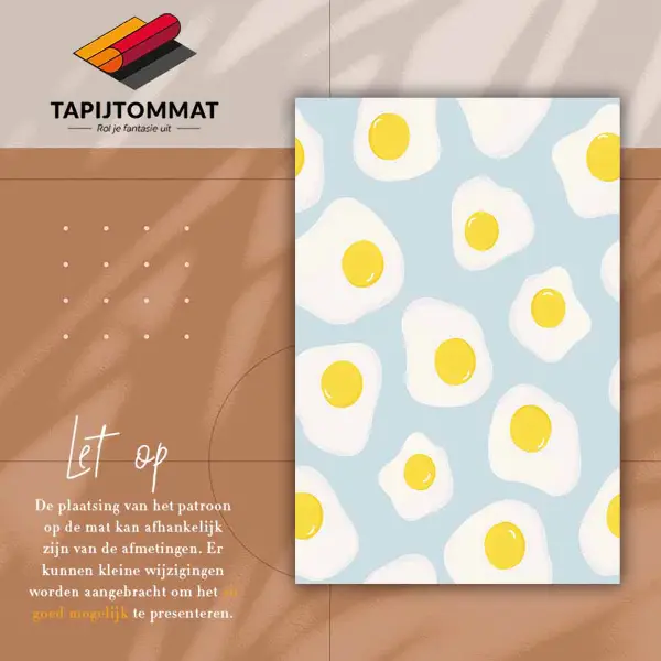 Vinylmatta Friterade ägg