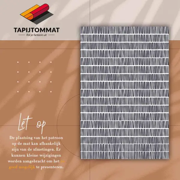 Vinylmatta Abstrakt linjer