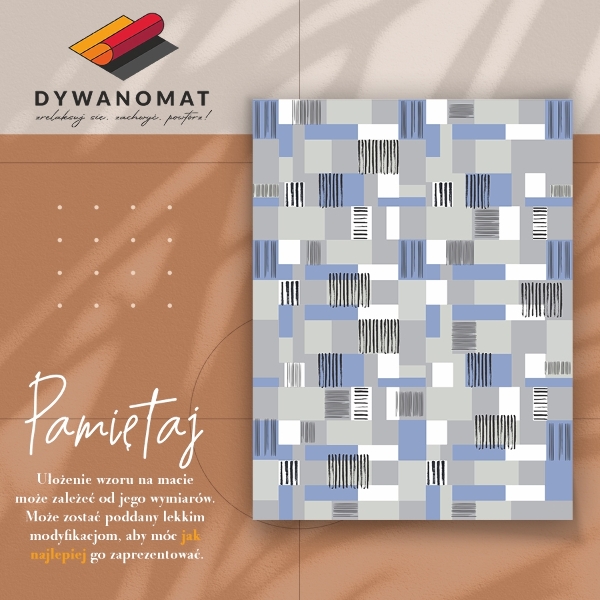 Vinylmatta Geometriska rektanglar