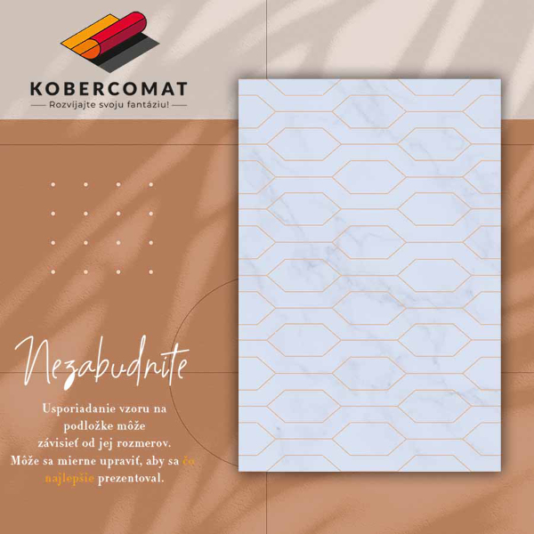 Vinylmatta Dekorerad marmor