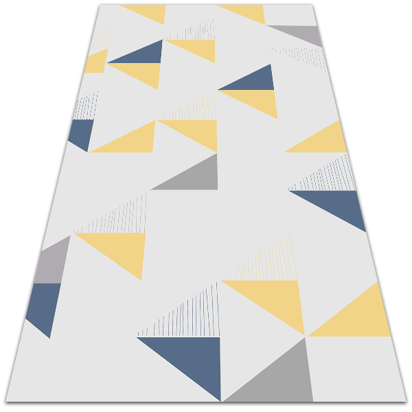 Vinylmatta Geometriska trianglar