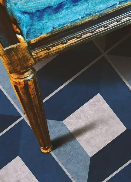 Vinylmatta Kubistiska block