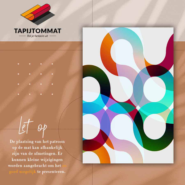 Vinylmatta Abstrakta former