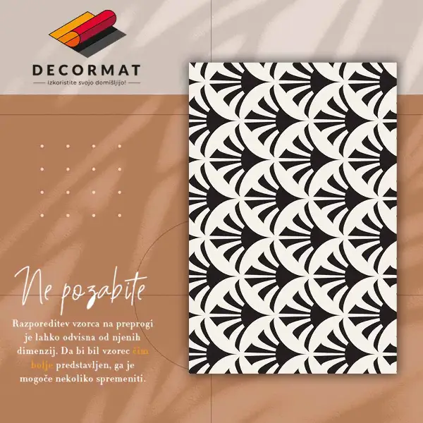 Vinylmatta Geometriska blad