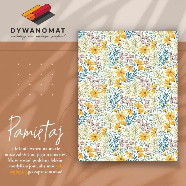 Vinylmatta Vårblommor