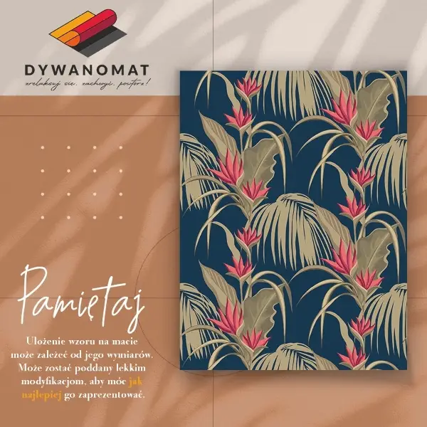Vinylmatta Exotisk vegetation