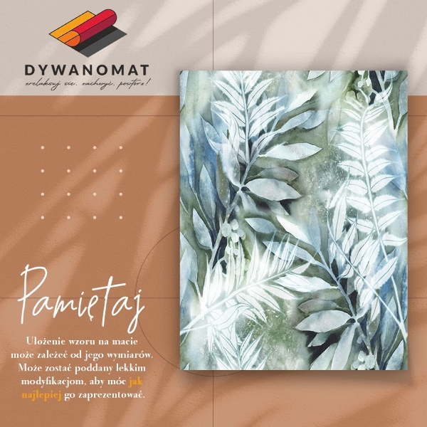 Vinylmatta Akvarellblommor