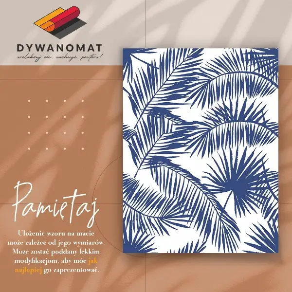 Vinylmatta Palmblad