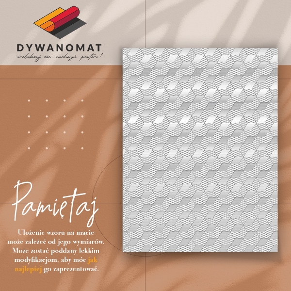 Vinylmatta Geometrisk kub