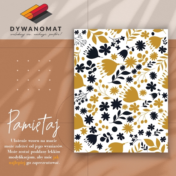 Vinylmatta Blommor
