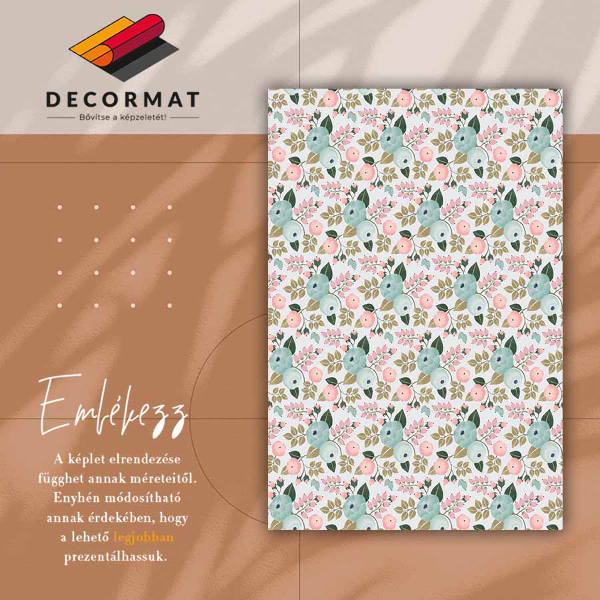 Vinylmatta Blommor