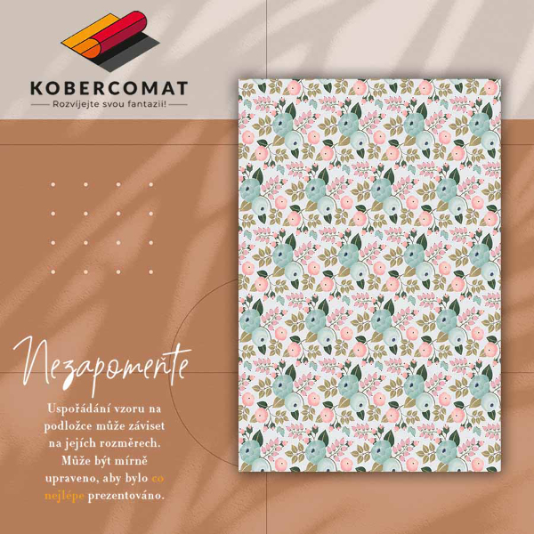 Vinylmatta Blommor