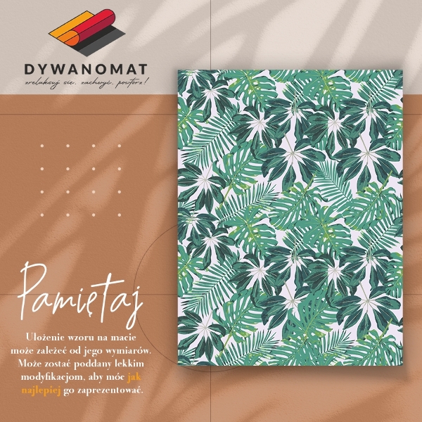 Vinylmatta Palmblad