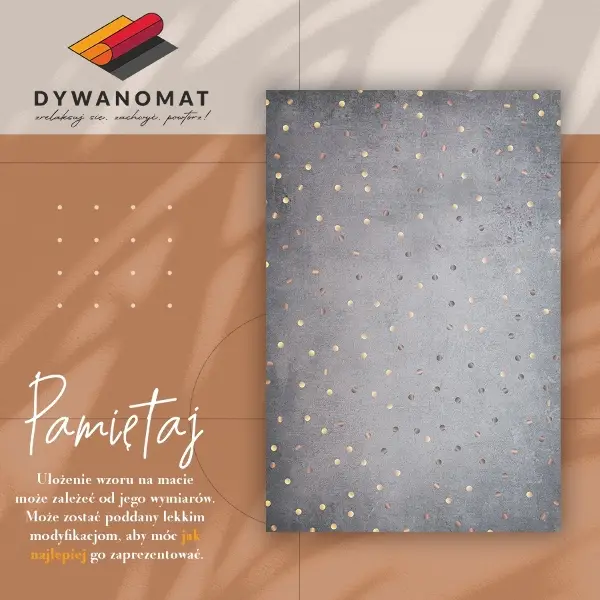 Vinylmatta Gyllene prickar