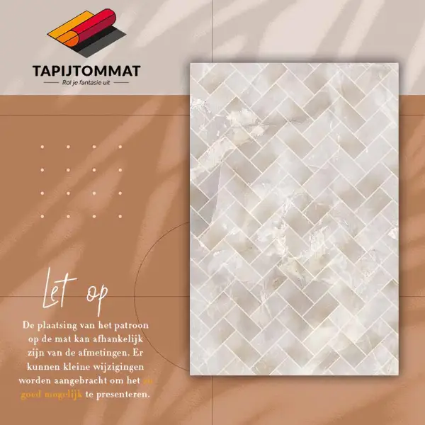 Vinylmatta Marmorpaneler