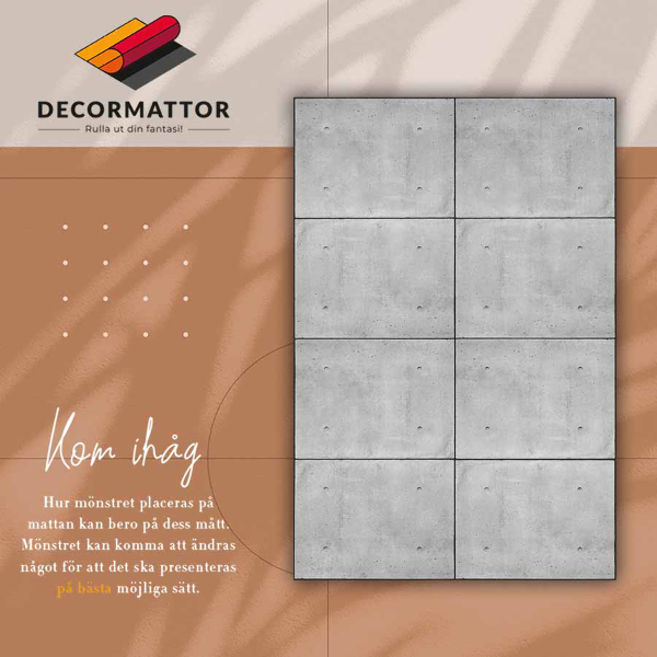 Vinylmatta Betongplattor
