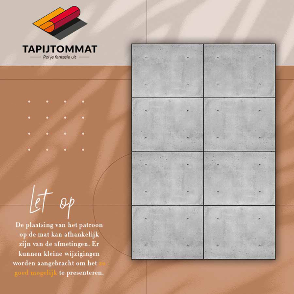 Vinylmatta Betongplattor