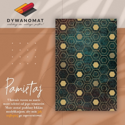 Vinylmatta Hexagonalt mönster