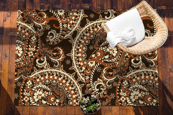 Balkongmatta Paisley retro