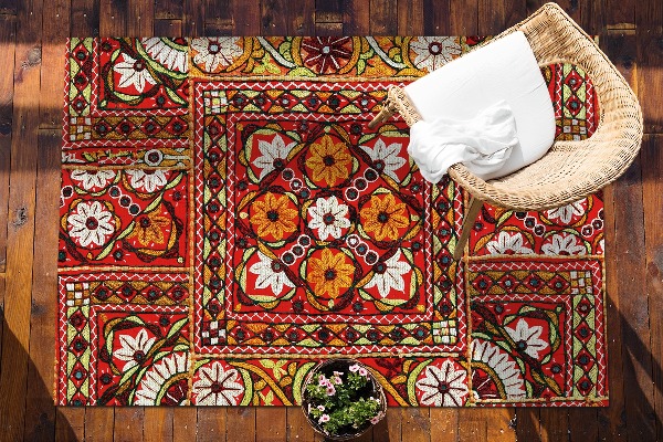 Balkongmatta Turkisk design