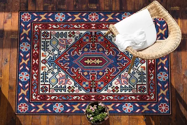 Balkongmatta Folk ornament