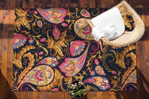Utematta Färgglada paisley