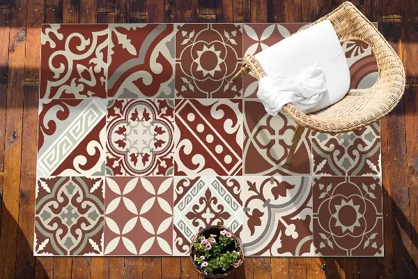 Matta utomhus Vintage talavera