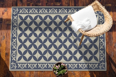 Balkongmatta Azulejos mönster