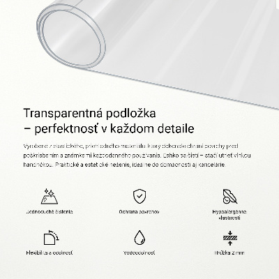 Mjukt glas för skrivbordet