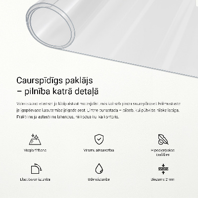 Mjukt glas för skrivbordet