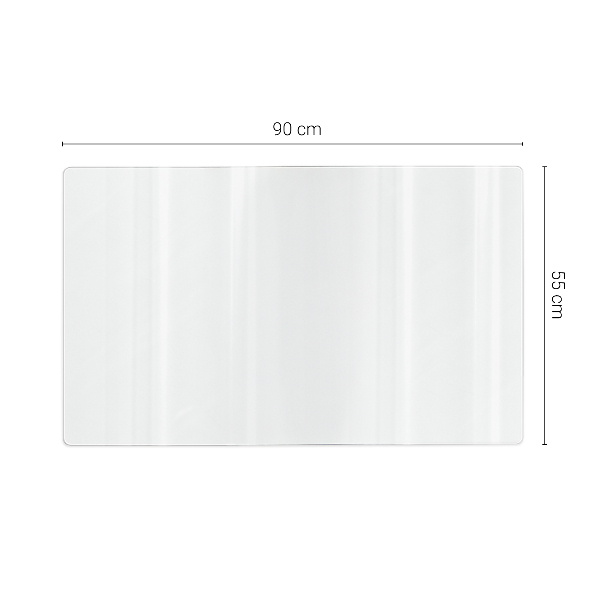 Mjukt glas för skrivbordet