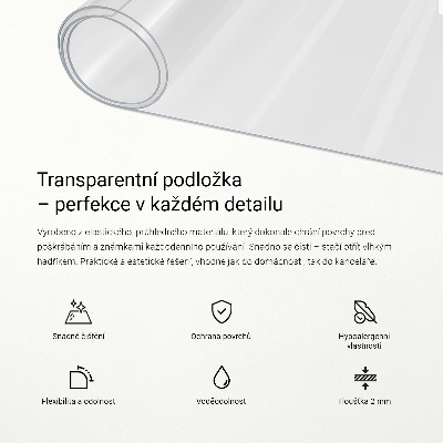 Mjukt glas transparent