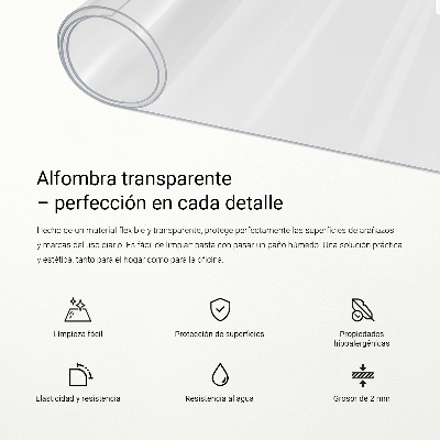 Mjukt glas transparent