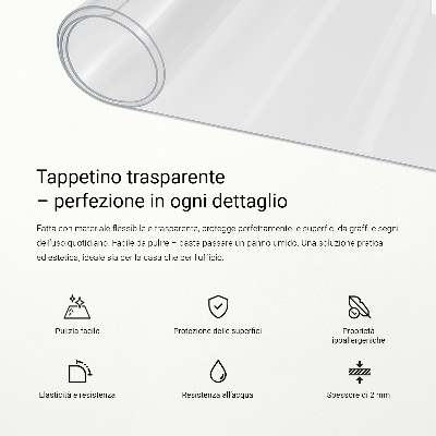 Mjukt glas transparent