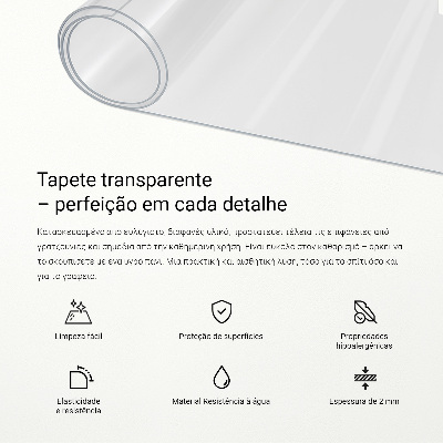 Mjukt glas transparent