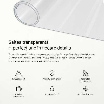 Mjukt glas transparent