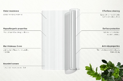 Mjukt glas transparent