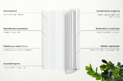 Mjukt glas transparent